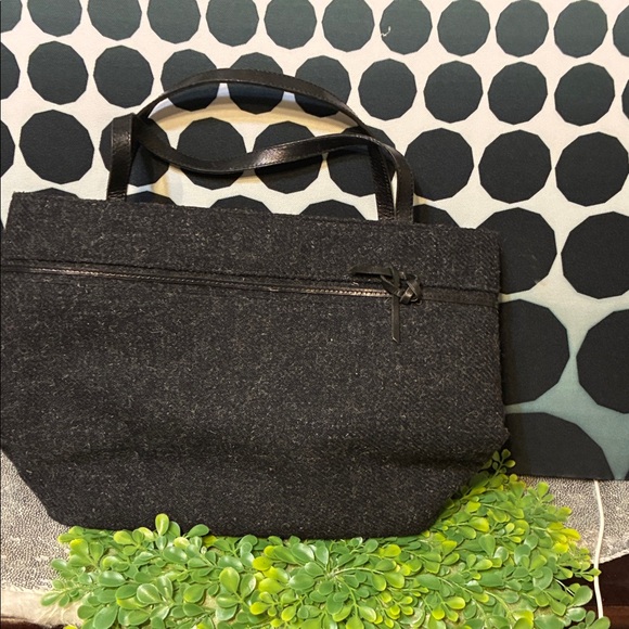 Kate Spade Charcoal Bag with Floral Interior - Picture 12 of 12